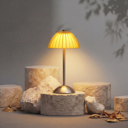 Lampe de table LED sans fil à intensité variable – Veilleuse de chevet tactile rechargeable 3 couleurs