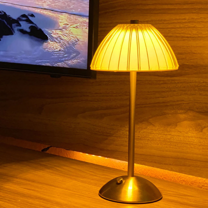 Lampe de table LED sans fil à intensité variable – Veilleuse de chevet tactile rechargeable 3 couleurs
