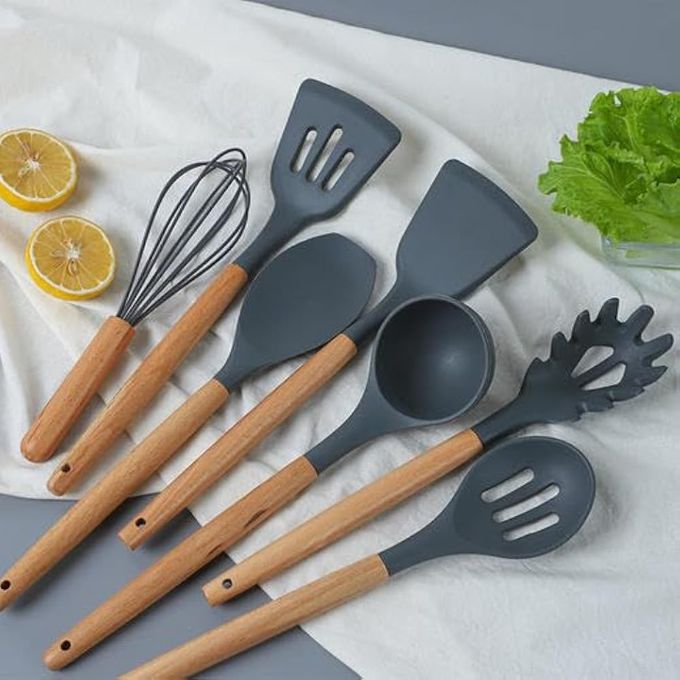 Set d'Ustensiles de Cuisine Premium 12 Pièces