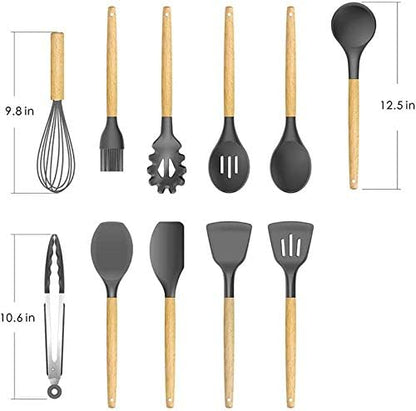 Set d'Ustensiles de Cuisine Premium 12 Pièces