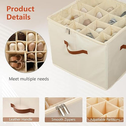 Boite Rangement Chaussure Convient pour 16 Paires
