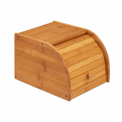 Boîte à Pain Compacte Bambou Naturel