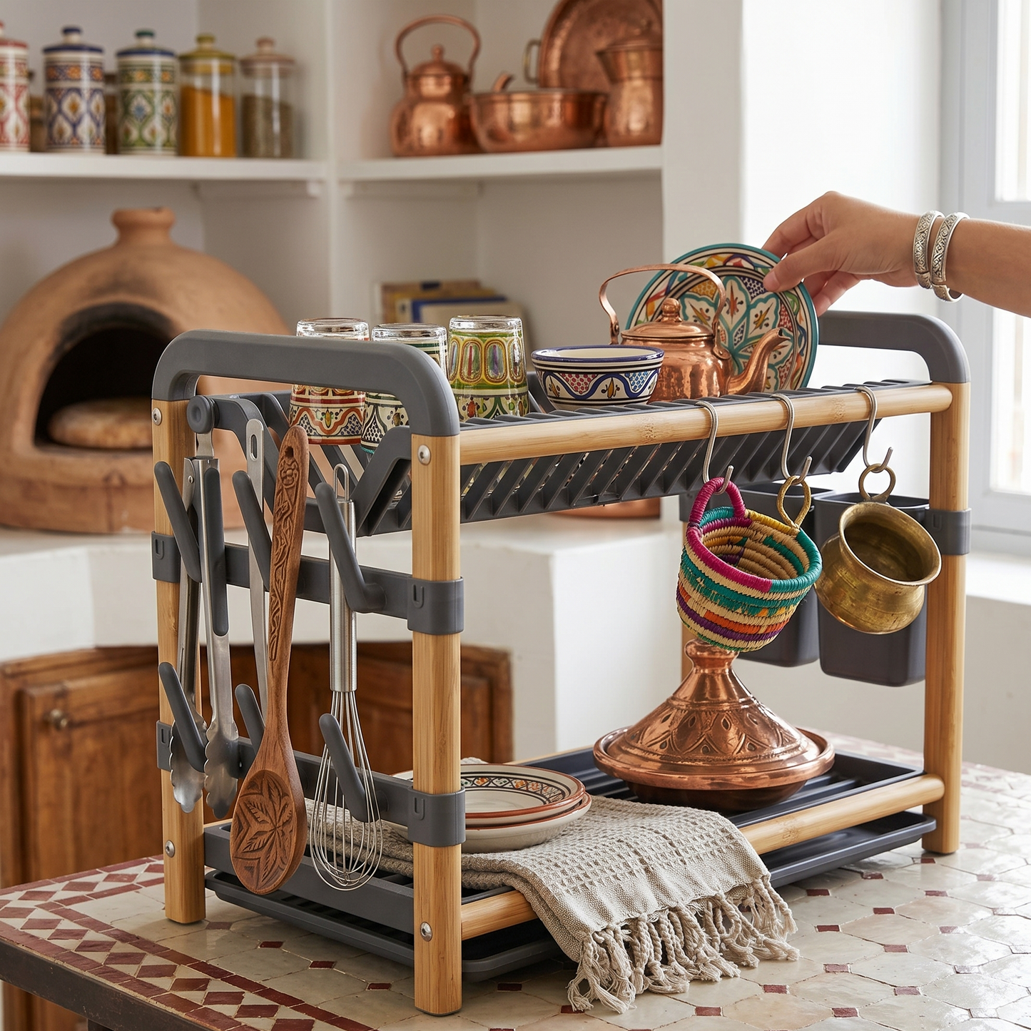 Égouttoir de cuisine Design minimaliste I Anti-Rouille & Durable