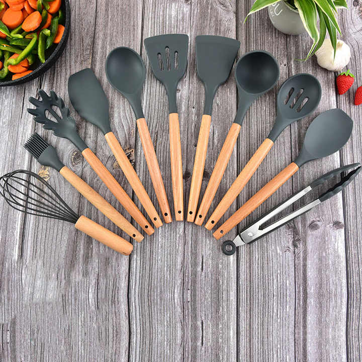 Set d'Ustensiles de Cuisine Premium 12 Pièces