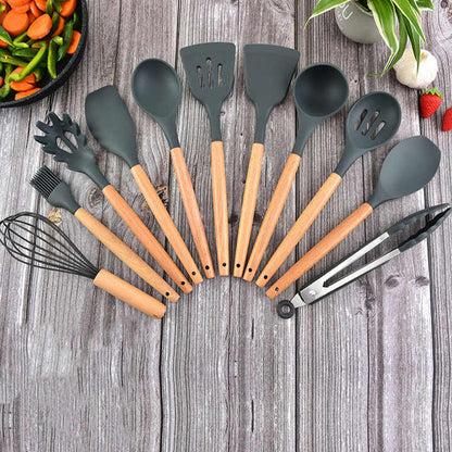 Set d'Ustensiles de Cuisine Premium 12 Pièces
