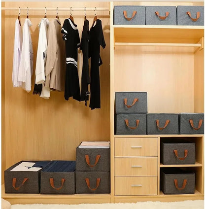 Pack de 4 Boîtes de Rangement pour Vêtements