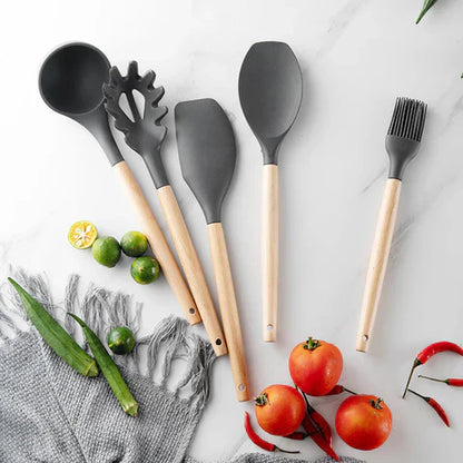 Set d'Ustensiles de Cuisine Premium 12 Pièces