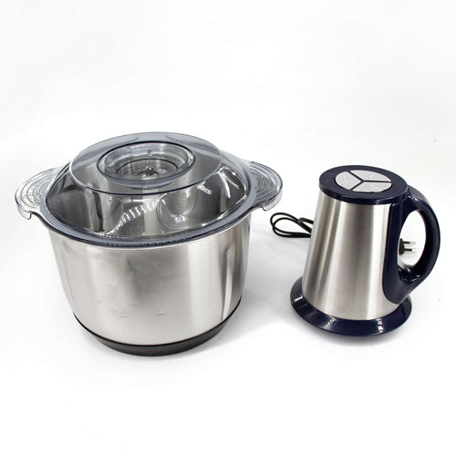 Hachoir Électrique Haute Performance 3L & 7 Lames Inox