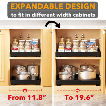Organisateur de Cuisine Coulissant en métal